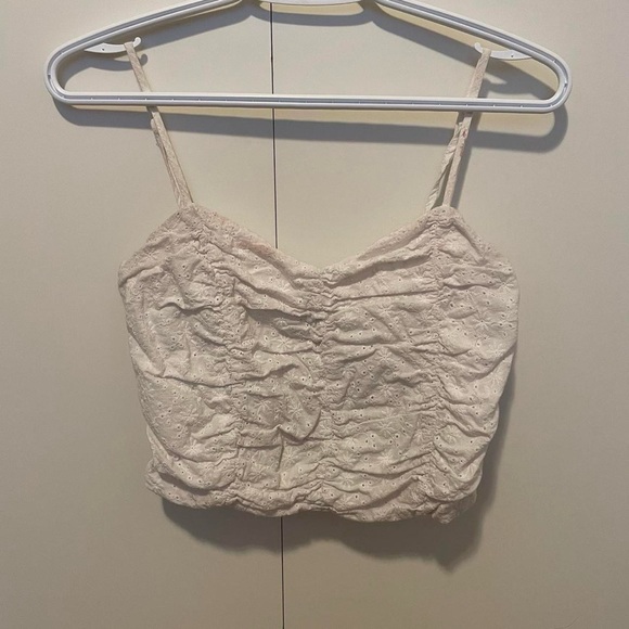 White Crop Top - Picture 1 of 4